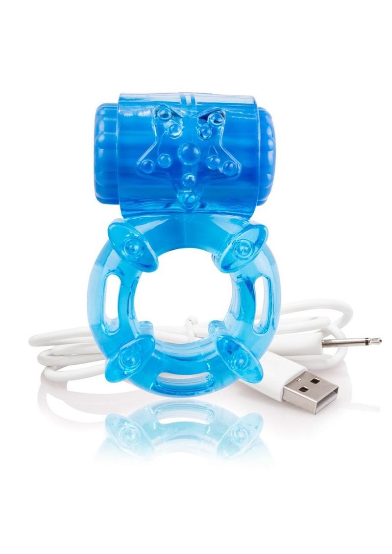 Load image into Gallery viewer, Charged Bigo Rechargeable Waterproof Vibrating Cock Ring
