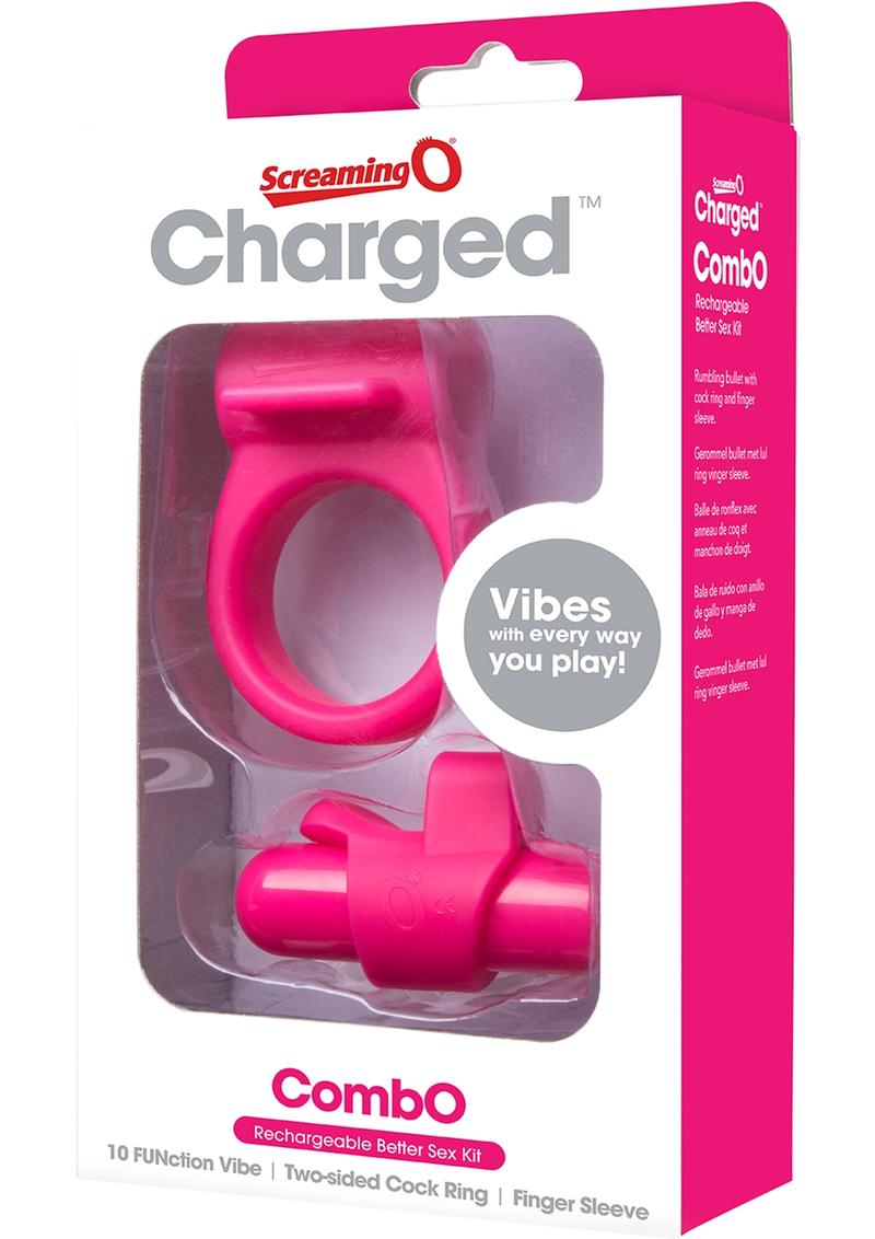 Load image into Gallery viewer, Charged Combo USB Rechargeable Silicone Kit #1 Waterproof - Pink
