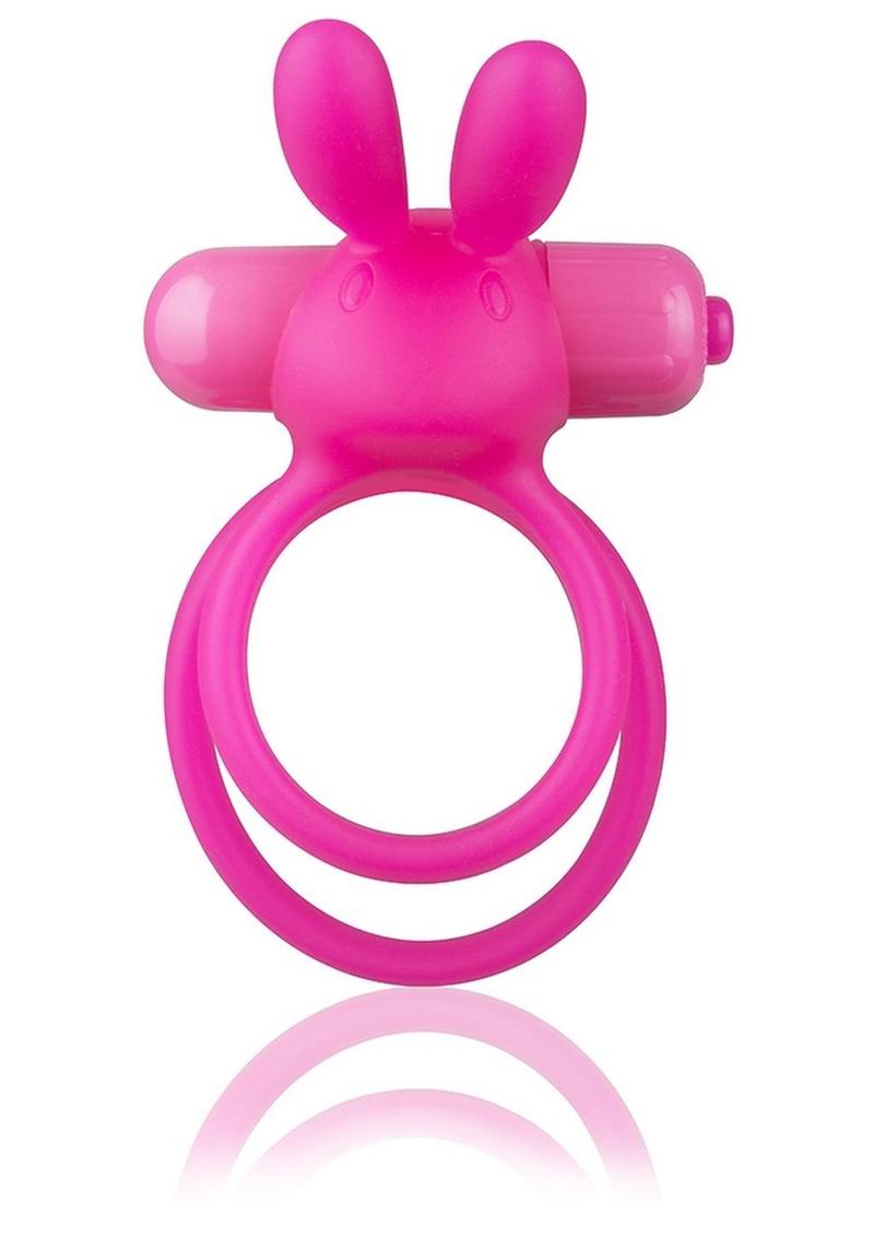 Load image into Gallery viewer, Charged Ohare XL Silicone USB Rechargeable Wearable Rabbit Vibrating Cock Ring Pink (Individual
