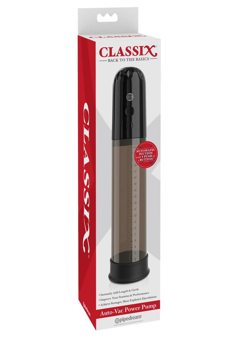 Load image into Gallery viewer, Classix Auto-Vac Power Pump Penis Enlargement System - Black
