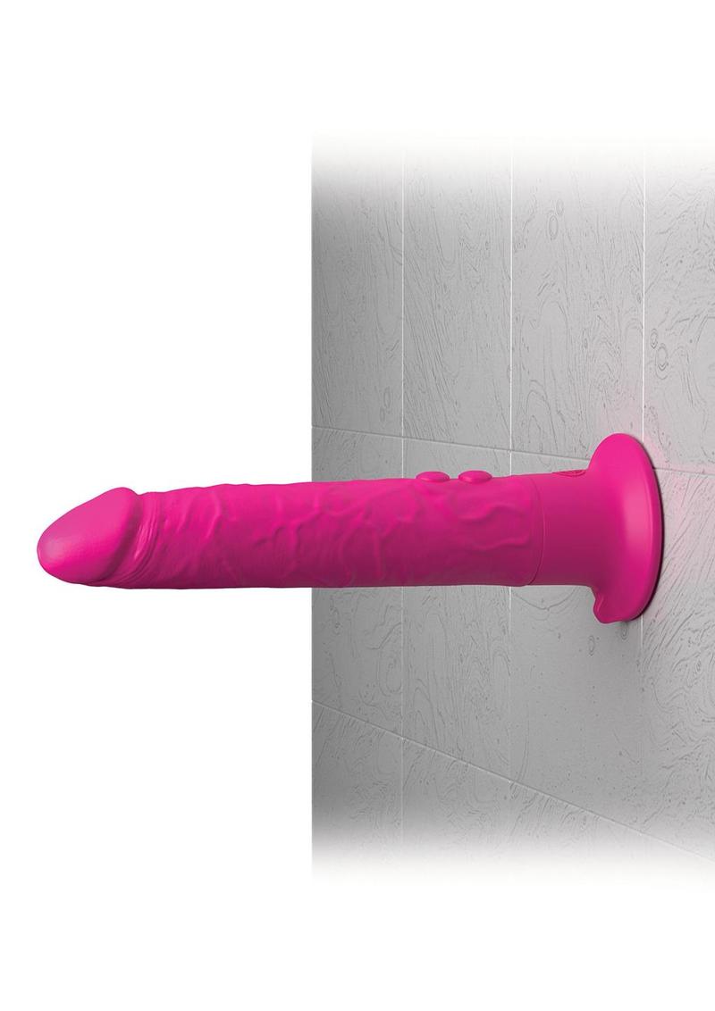 Load image into Gallery viewer, Classix Wall Banger 2.0 Silicone Vibrating Dildo - Pink - 7.7in
