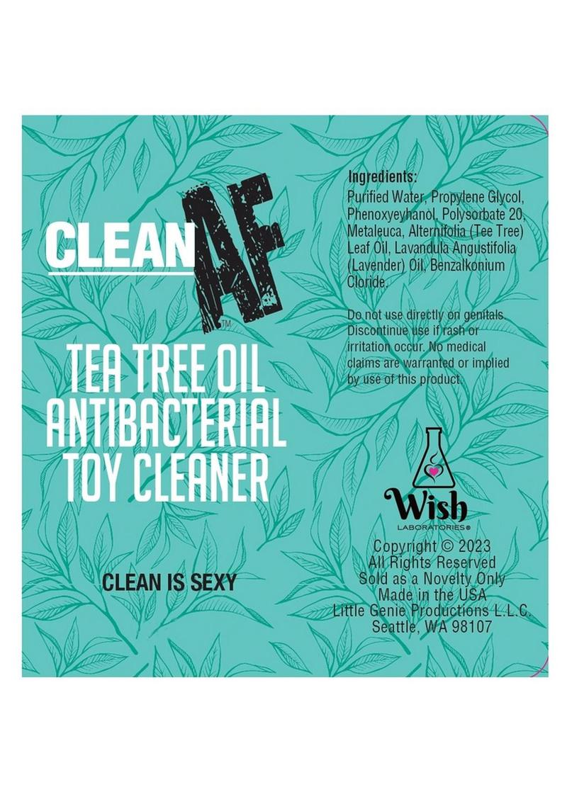 Load image into Gallery viewer, Clean AF Sex Toy Cleaning Spray 2oz - Tea Tree
