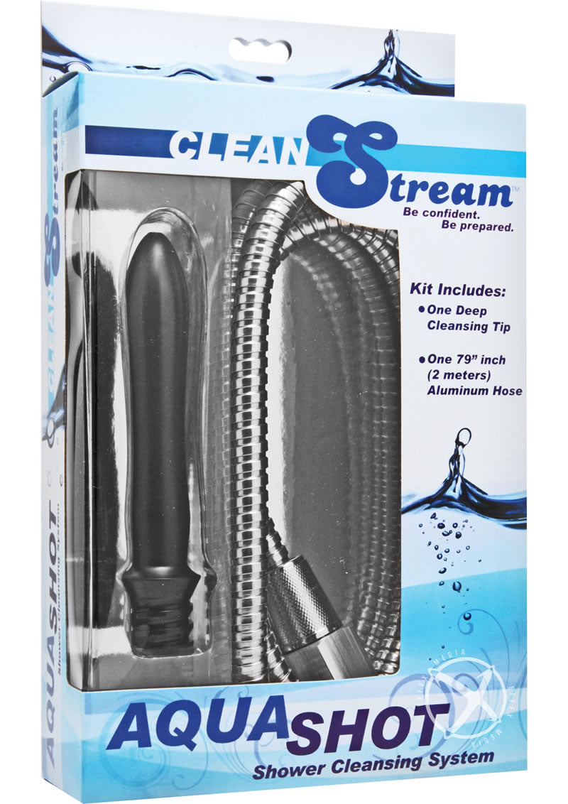 Load image into Gallery viewer, Cleanstream Aqua Shot Shower Cleansing System - Silver
