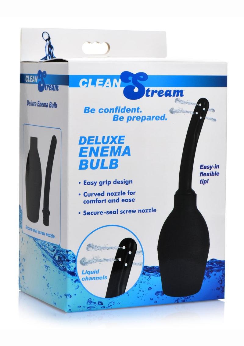 Load image into Gallery viewer, Cleanstream Deluxe Enema Bulb - Black
