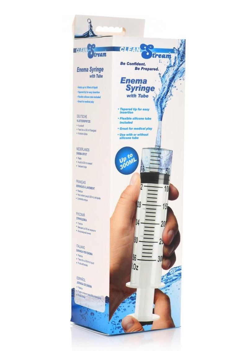 Load image into Gallery viewer, Cleanstream Enema Syringe with Tube - Clear - 300ml
