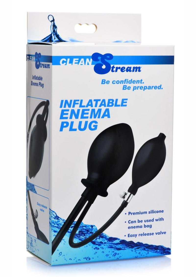 Load image into Gallery viewer, Cleanstream Inflatable Enema Plug - Black
