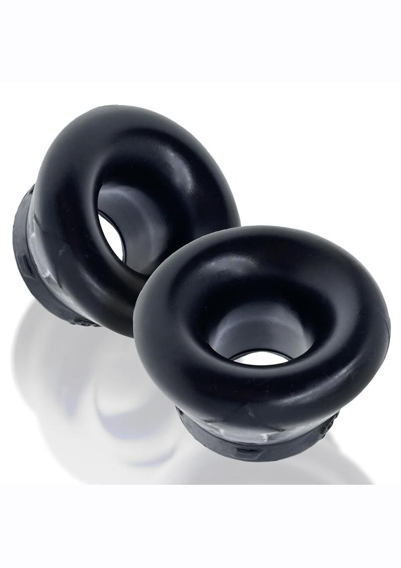 Load image into Gallery viewer, Clone Duo Silicone Ballstretcher - Black - 2 Pack
