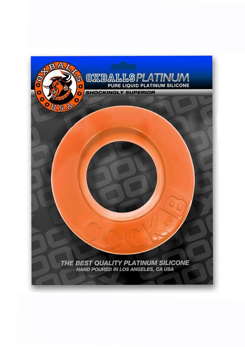 Load image into Gallery viewer, Cock-B Bulge Silicone Cock Ring - Orange
