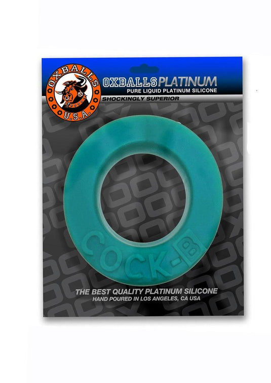 Cock-B Bulge Silicone Cock Ring - Blue/Peacock