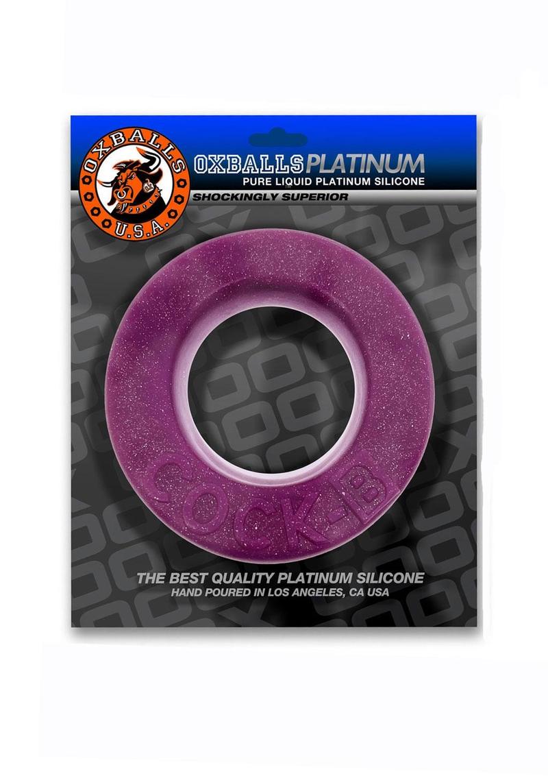 Load image into Gallery viewer, Cock-B Bulge Silicone Cock Ring - Plum/Purple
