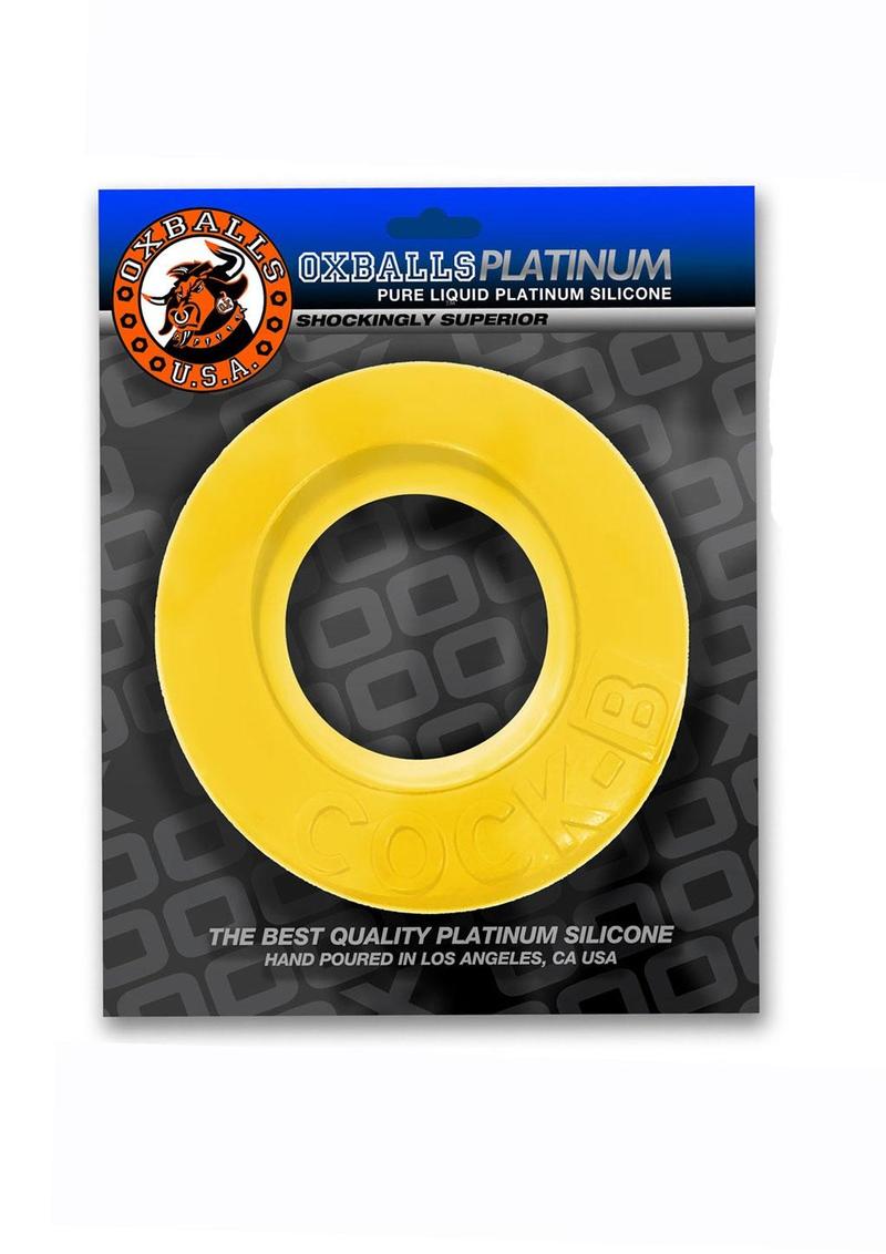 Load image into Gallery viewer, Cock-B Bulge Silicone Cock Ring - Yellow
