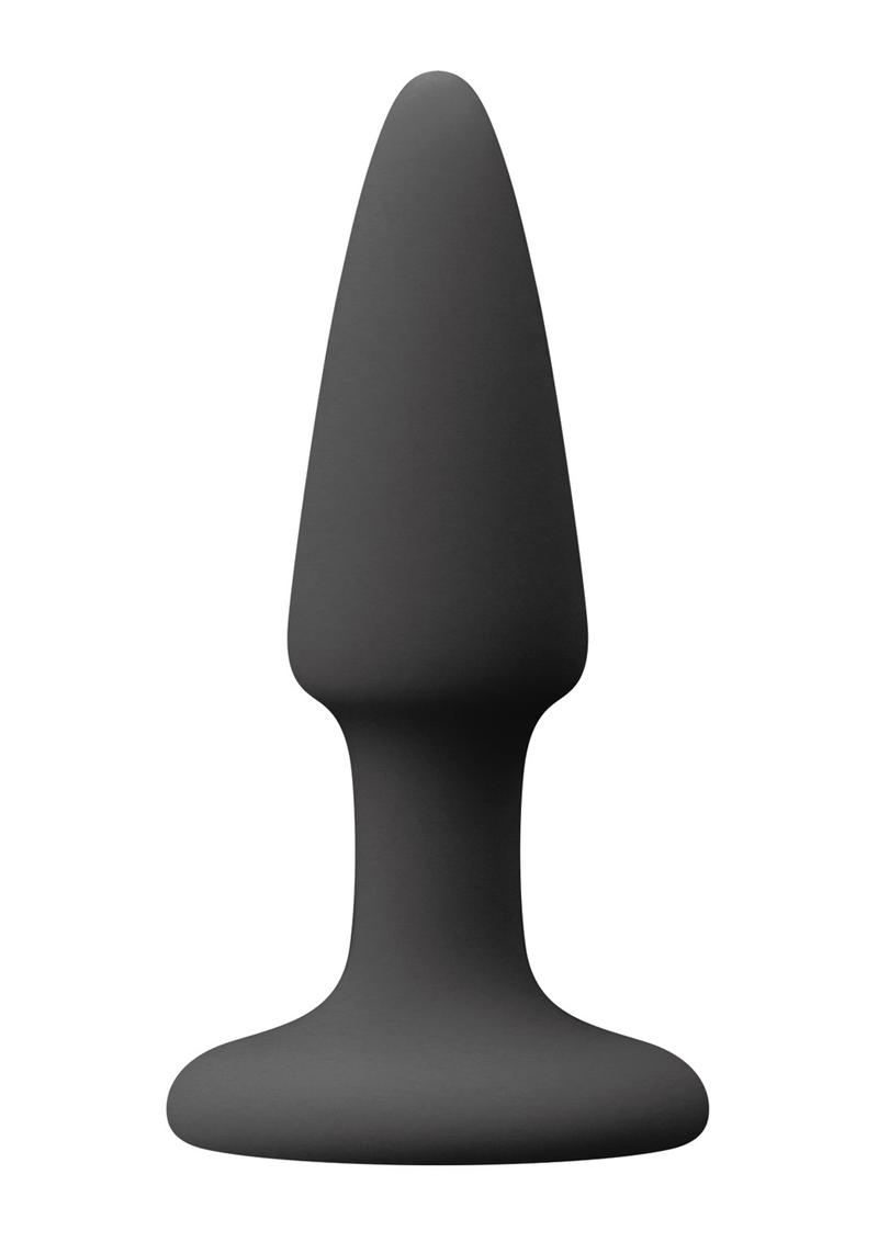 Load image into Gallery viewer, Colours Pleasure Plug Silicone Butt Plug - Mini - Black - XSmall
