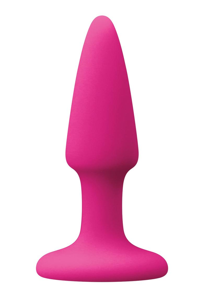 Load image into Gallery viewer, Colours Pleasure Plug Silicone Butt Plug - Mini - Pink - XSmall
