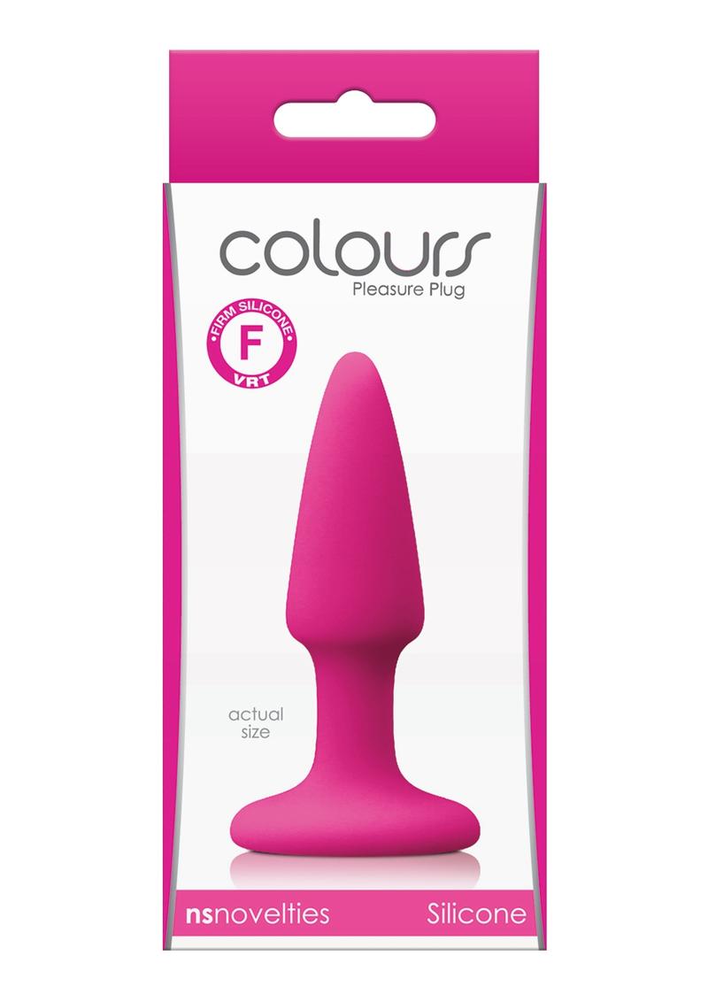 Load image into Gallery viewer, Colours Pleasure Plug Silicone Butt Plug - Mini - Pink - XSmall
