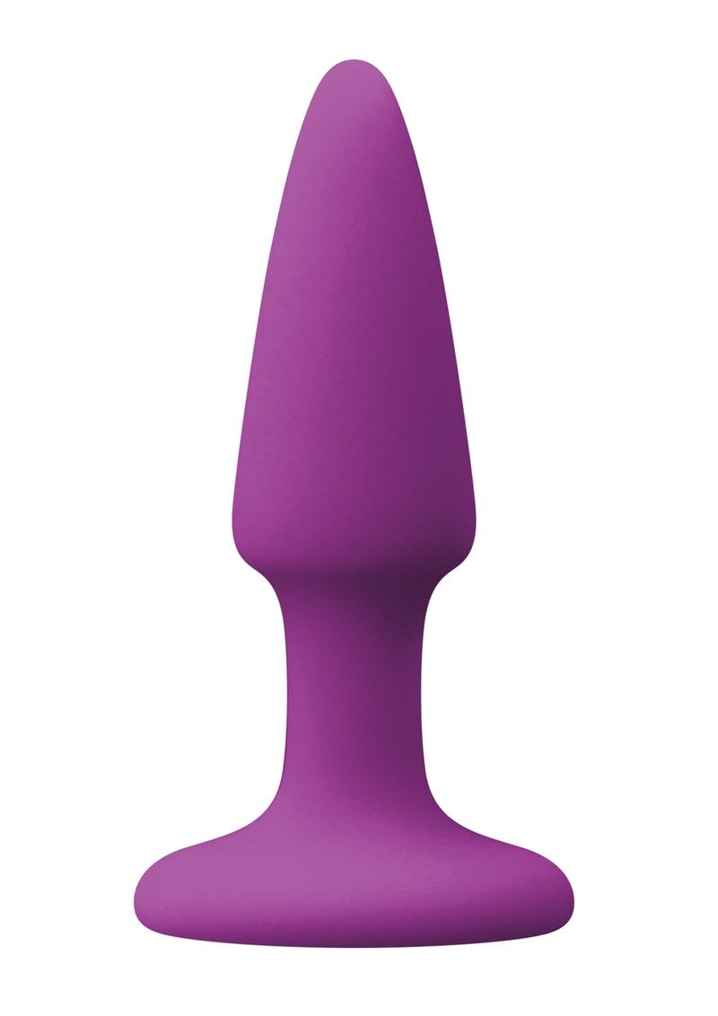 Load image into Gallery viewer, Colours Pleasure Plug Silicone Butt Plug - Mini - Purple - XSmall
