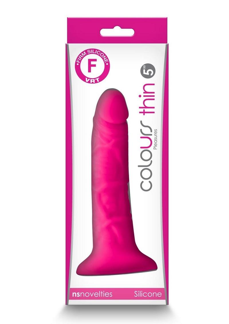 Load image into Gallery viewer, Colours Pleasures Silicone Thin Dildo
