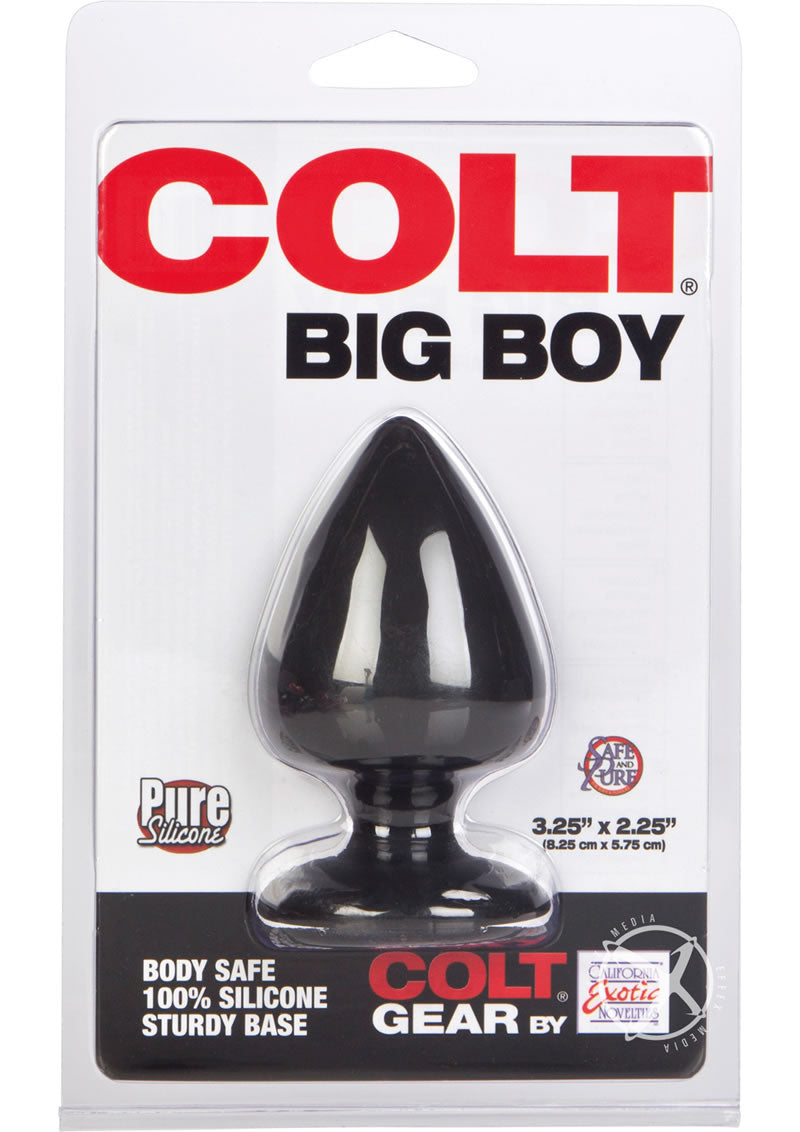 Load image into Gallery viewer, Colt Big Boy Silicone Butt Plug - Black - Large
