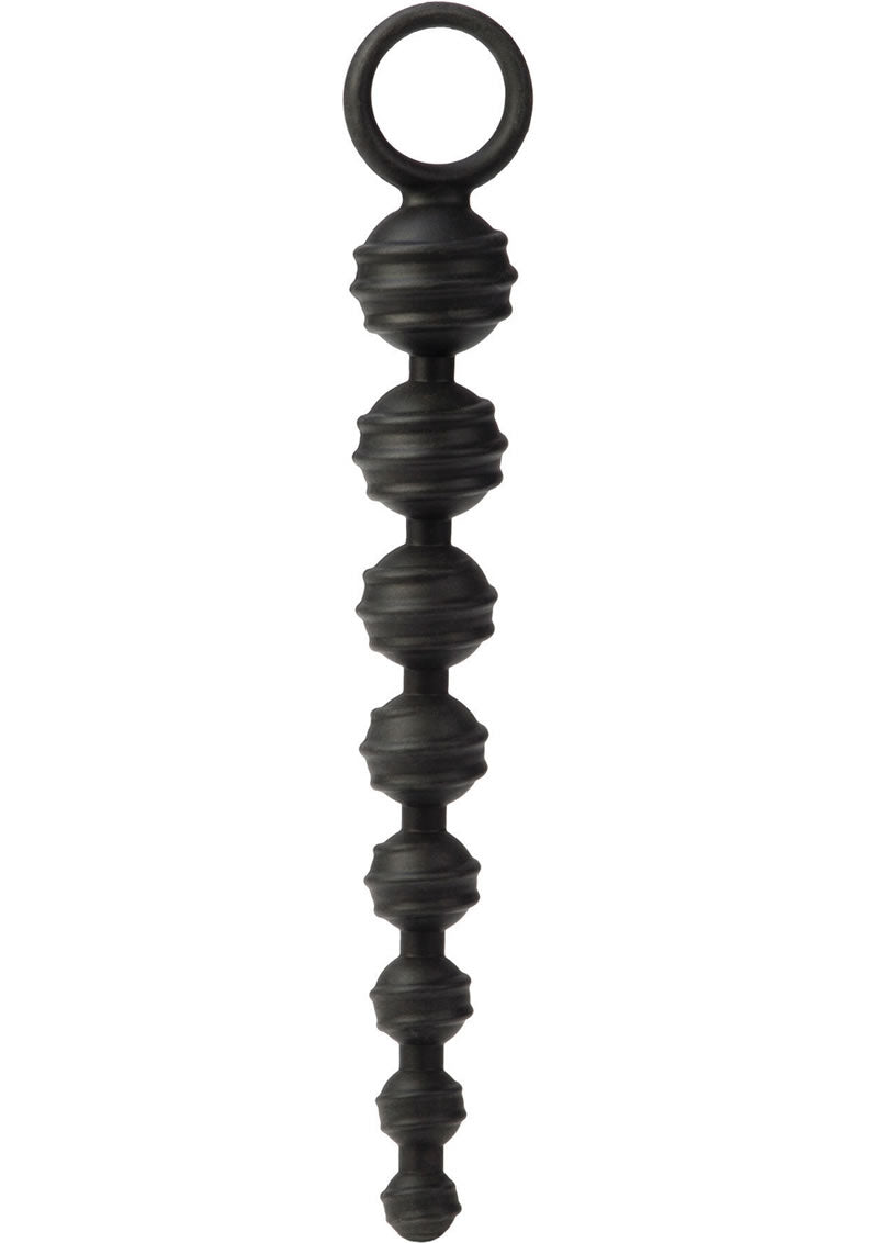 Load image into Gallery viewer, Colt Power Drill Silicone Anal Beads - Black
