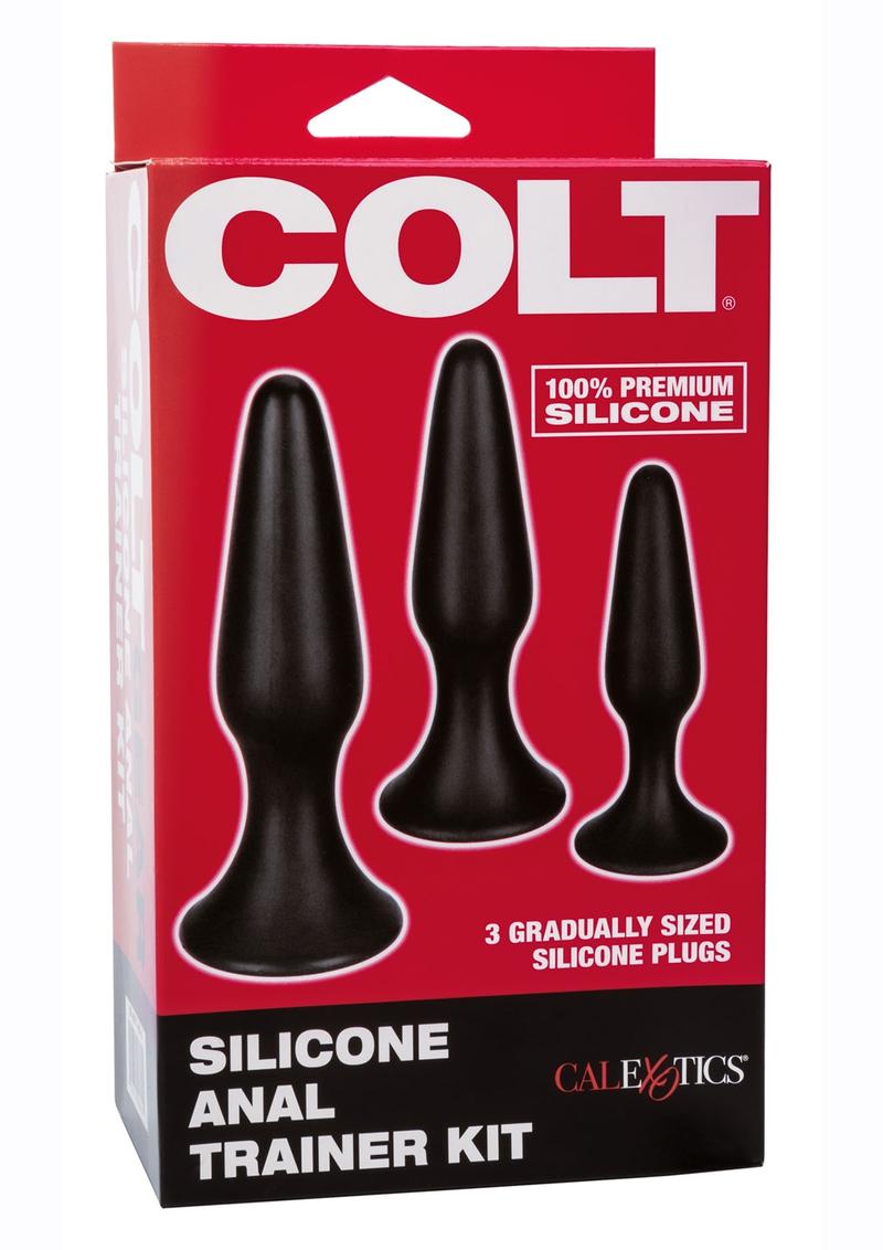 Load image into Gallery viewer, Colt Silicone Anal Trainer Kit - Black - Set Of 3
