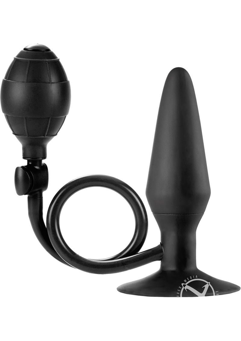 Load image into Gallery viewer, Colt Silicone Large Pumper Plug Butt Plug - Black
