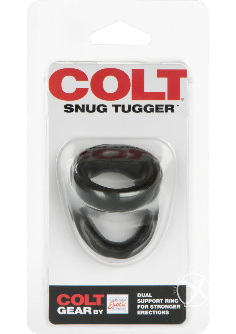 Load image into Gallery viewer, Colt Snug Tugger Cock Ring - Black
