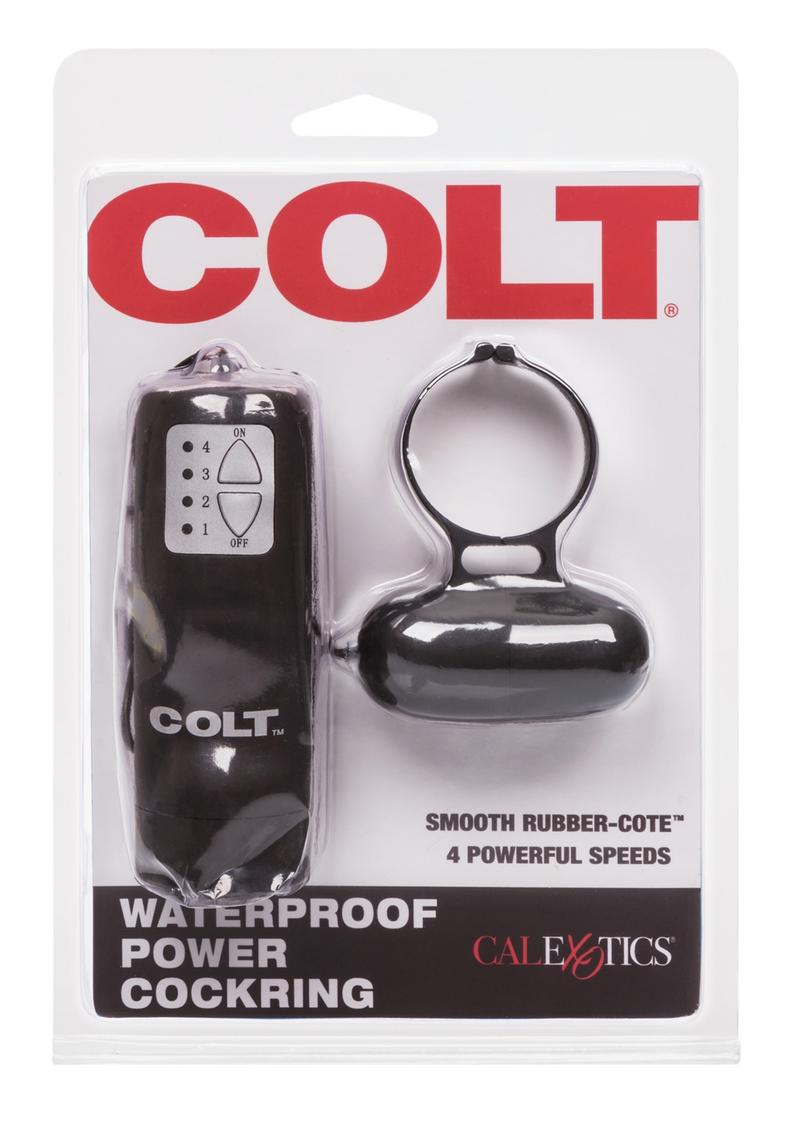 Load image into Gallery viewer, Colt Waterproof Power Vibrating Cock Ring - Black
