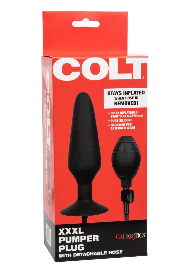 Load image into Gallery viewer, Colt XXXL Pumper Plug Inflatable Butt Plug - Black
