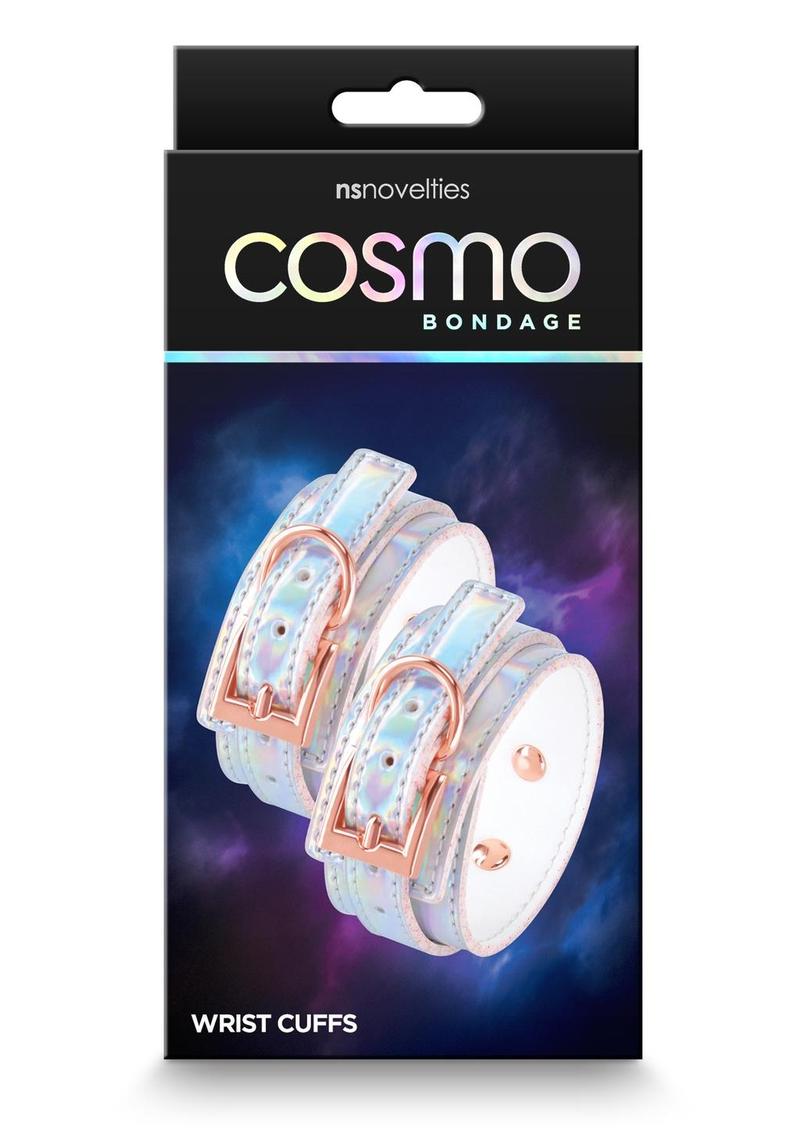 Load image into Gallery viewer, Cosmo Bondage Wrist Cuffs - Multicolor/Rainbow
