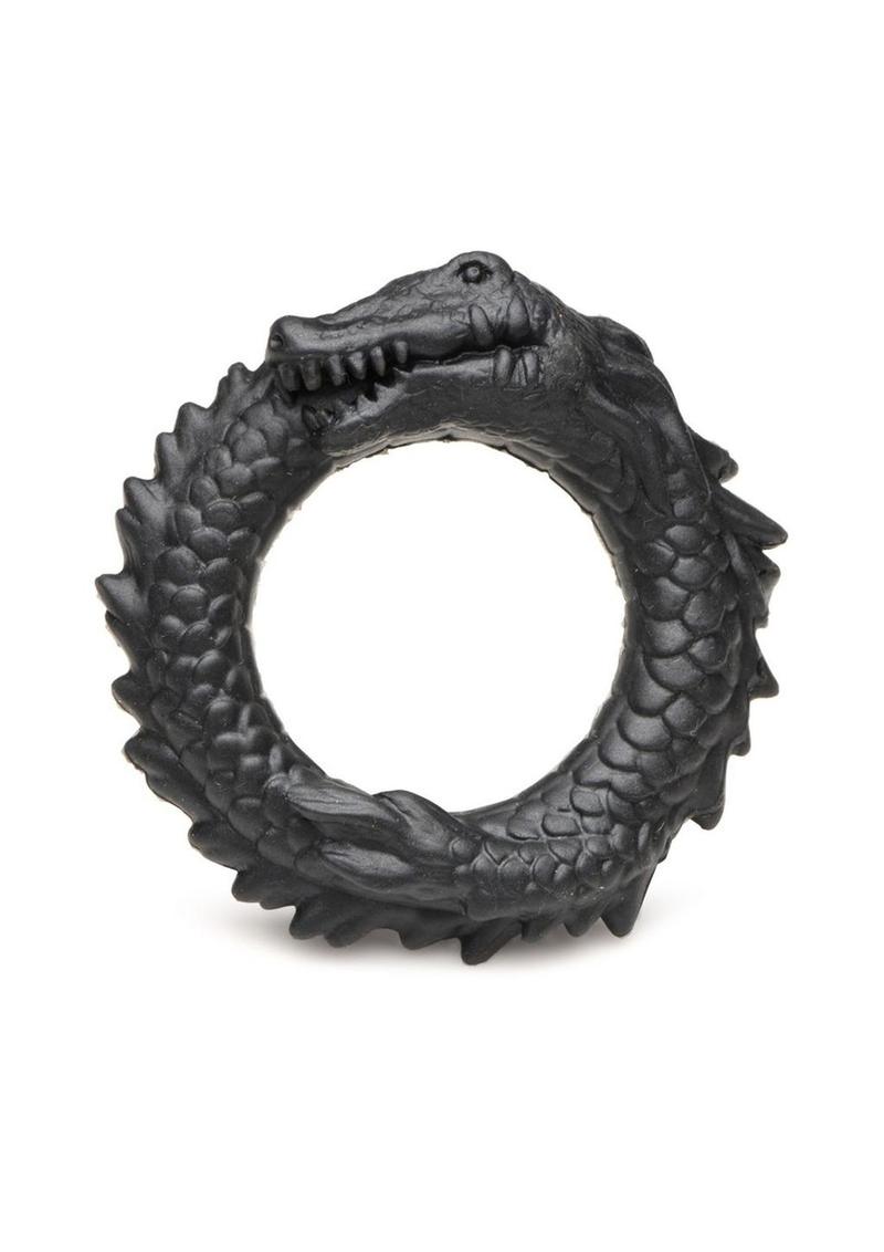 Load image into Gallery viewer, Creature Cocks Black Caiman C-Ring
