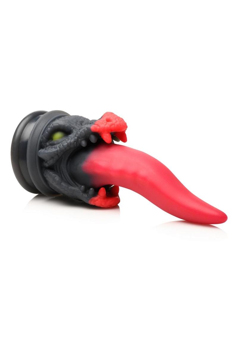 Load image into Gallery viewer, Creature Cock Dragon Roar Silicone Dildo
