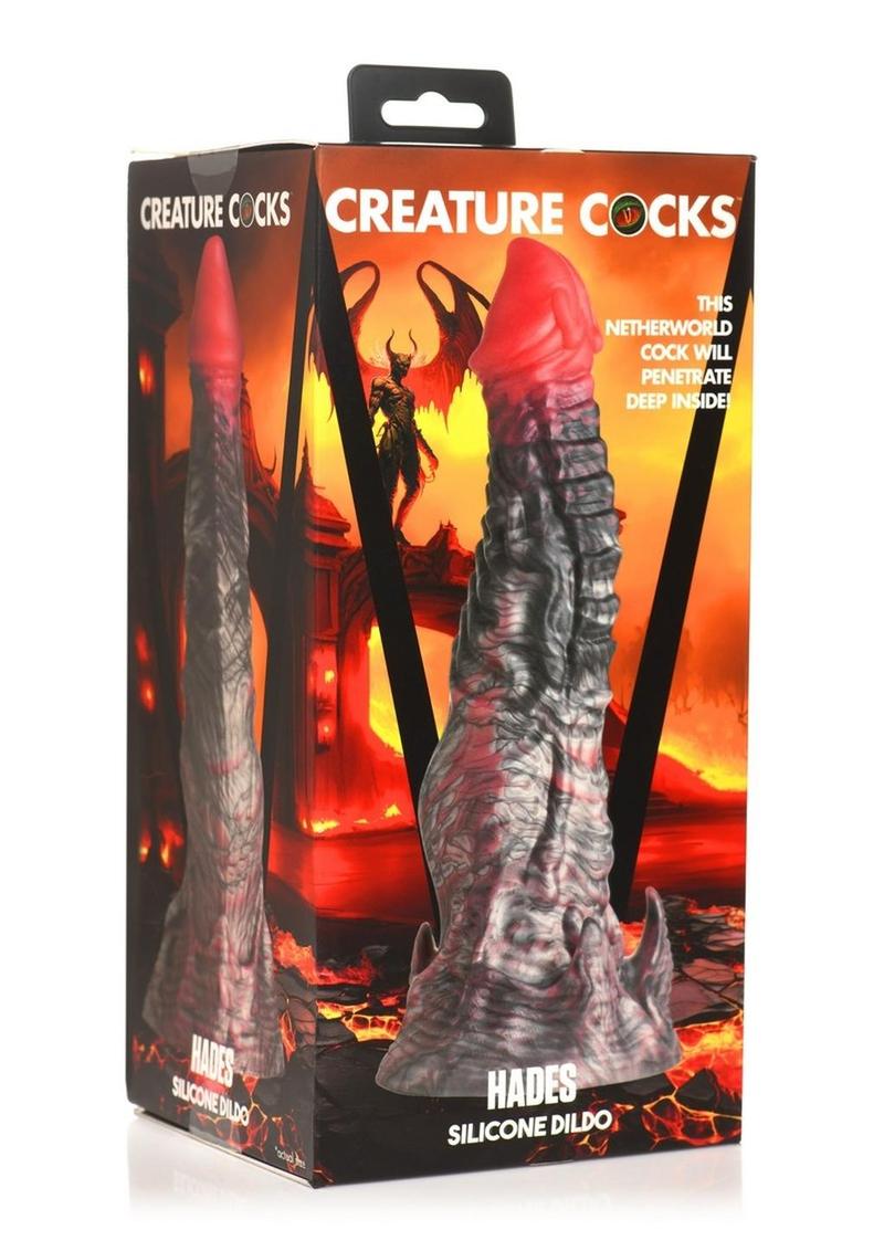 Load image into Gallery viewer, Creature Cocks Hades Silicone Dildo - Multicolor - Medium
