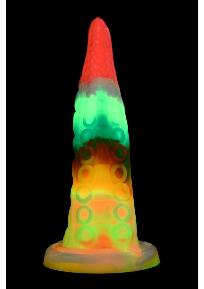 Load image into Gallery viewer, Creature Cocks Luminoctopus Glow In The Dark Tentacle Silicone Dildo
