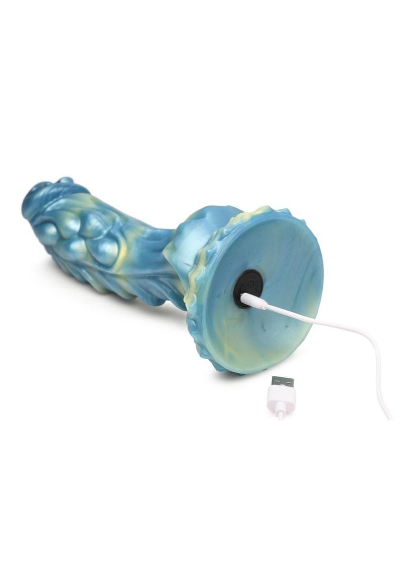 Load image into Gallery viewer, Creature Cocks Sea Stallion Silicone Rechargeable Dildo with Remote
