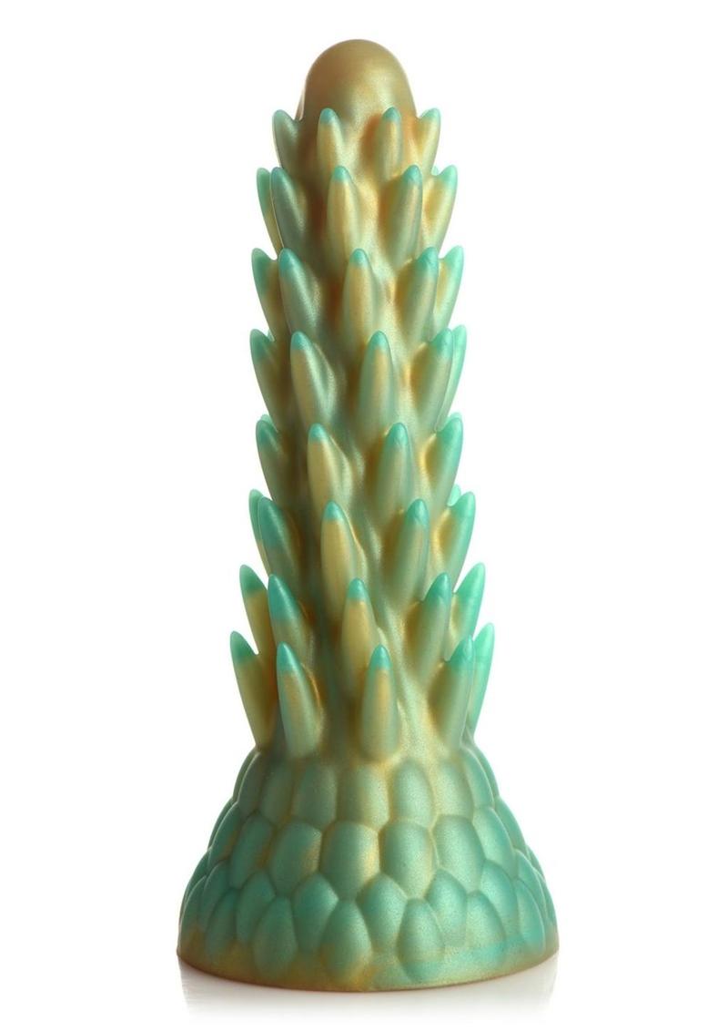 Load image into Gallery viewer, Creature Cocks Stegosaurus Spiky Reptile Silicone Dildo
