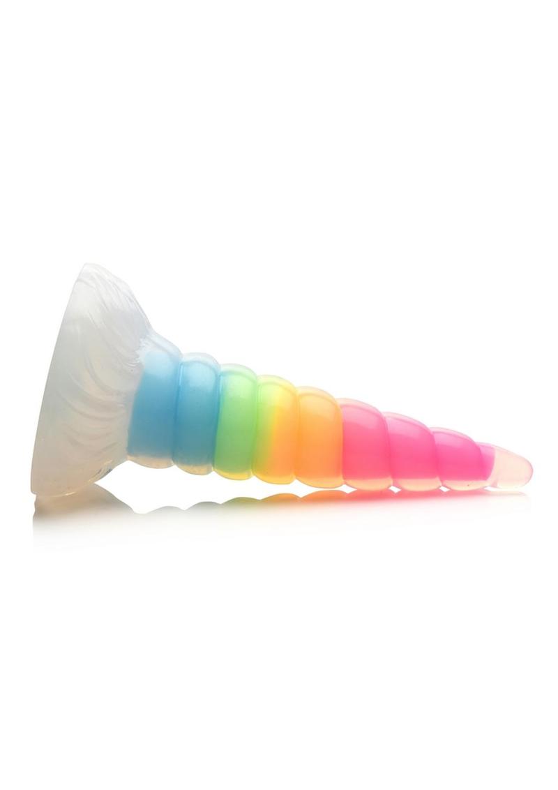 Load image into Gallery viewer, Creature Cocks Uni-Glow Glow In The Dark Silicone Dildo
