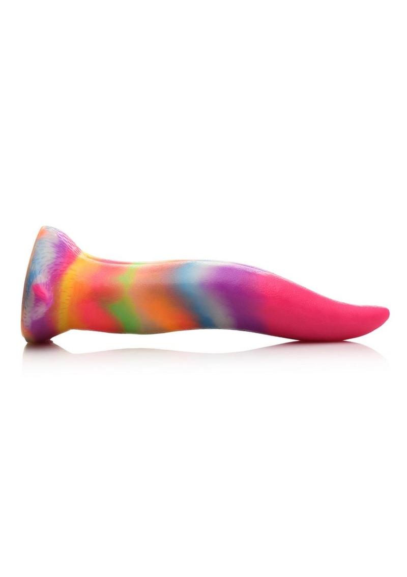 Load image into Gallery viewer, Creature Cocks Unicorn Tongue Glow In The Dark Silicone Dildo
