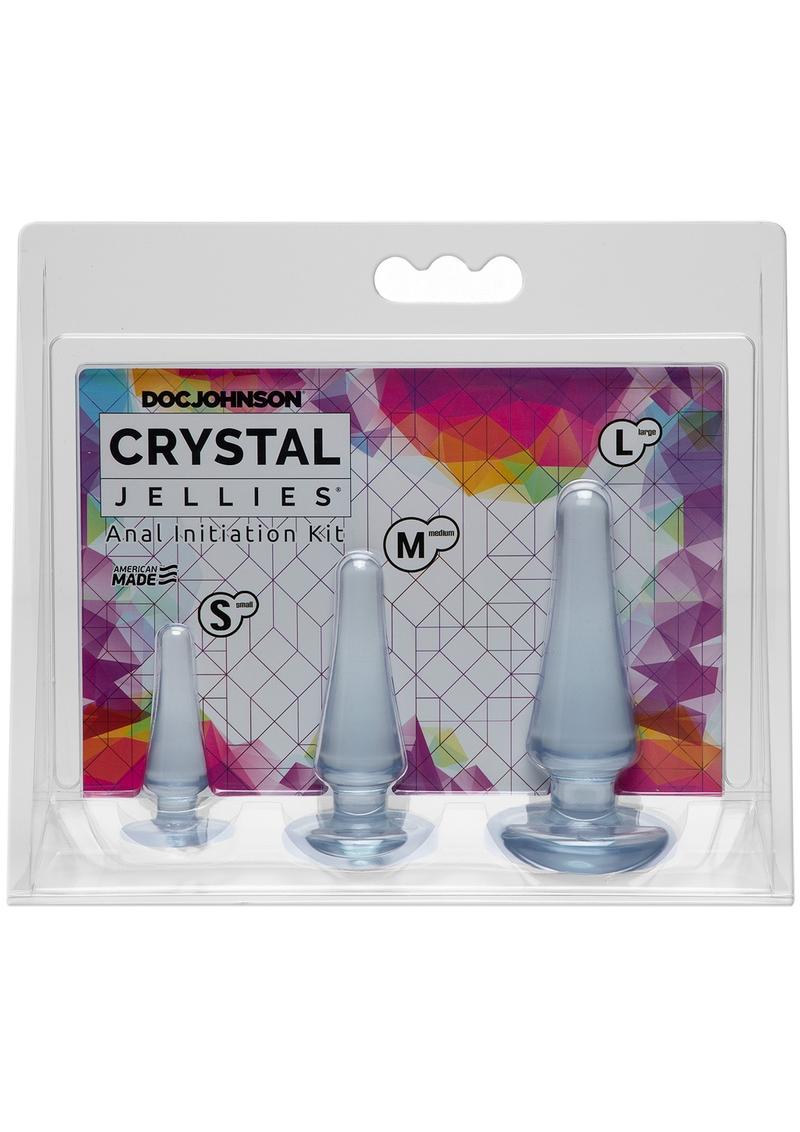 Load image into Gallery viewer, Crystal Jellies Anal Initiation - Clear - 3 Piece Kit
