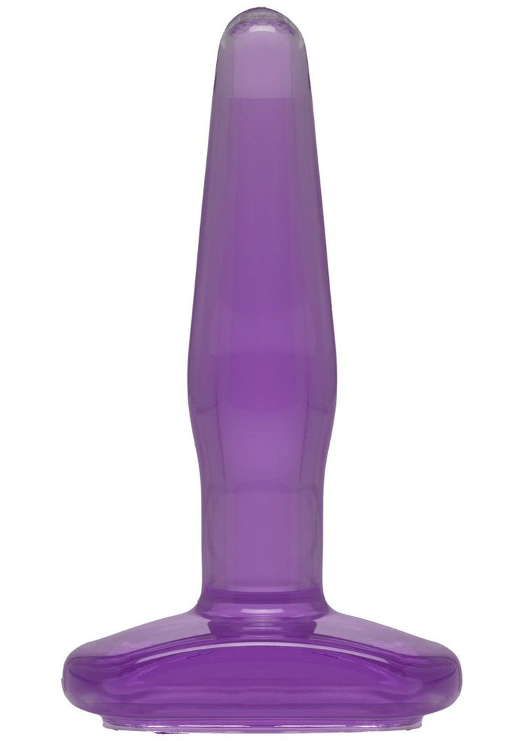 Crystal Jellies - Small Butt Plug - Purple - Small
