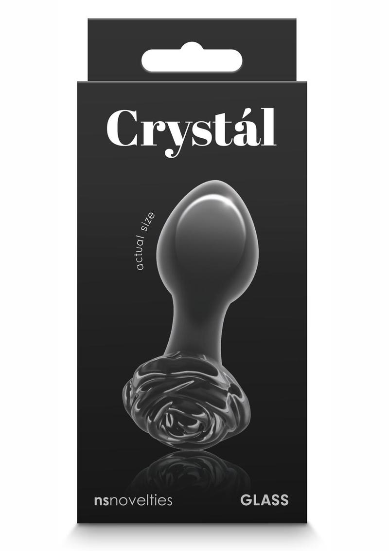 Load image into Gallery viewer, Crystal Premium Glass Rose Probe - Black
