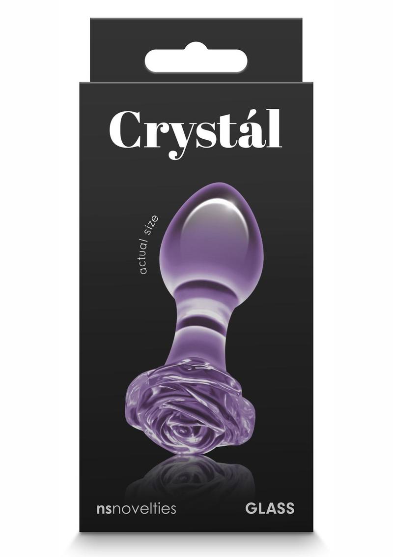 Load image into Gallery viewer, Crystal Premium Glass Rose Probe - Purple
