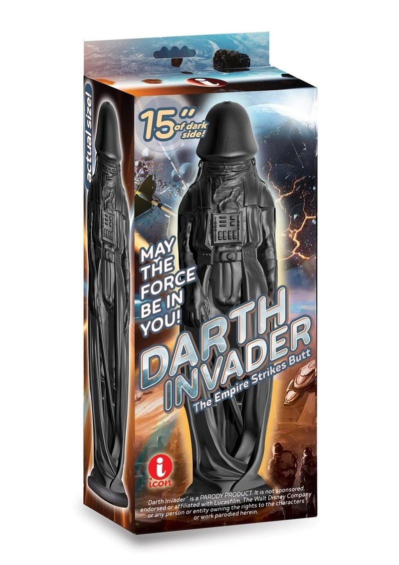 Load image into Gallery viewer, Darth Invader Massive Dildo - Black - 15in
