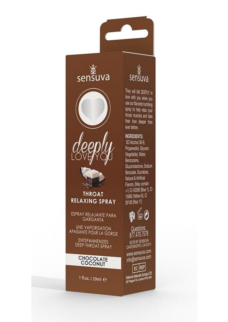 Load image into Gallery viewer, Deeply Love You Throat Relaxing Spray Chocolate Coconut - 1oz
