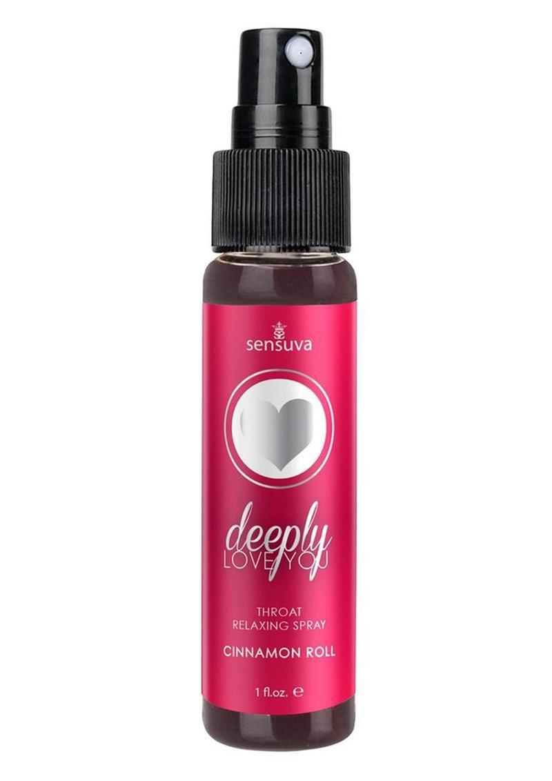 Load image into Gallery viewer, Deeply Love You Throat Relaxing Spray Cinnamon Roll 1oz Spray
