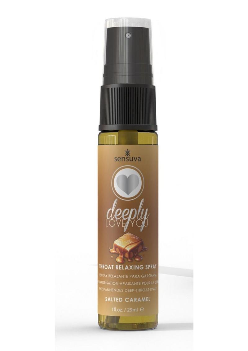 Load image into Gallery viewer, Deeply Love You Throat Relaxing Spray Salt Caramel - 1oz
