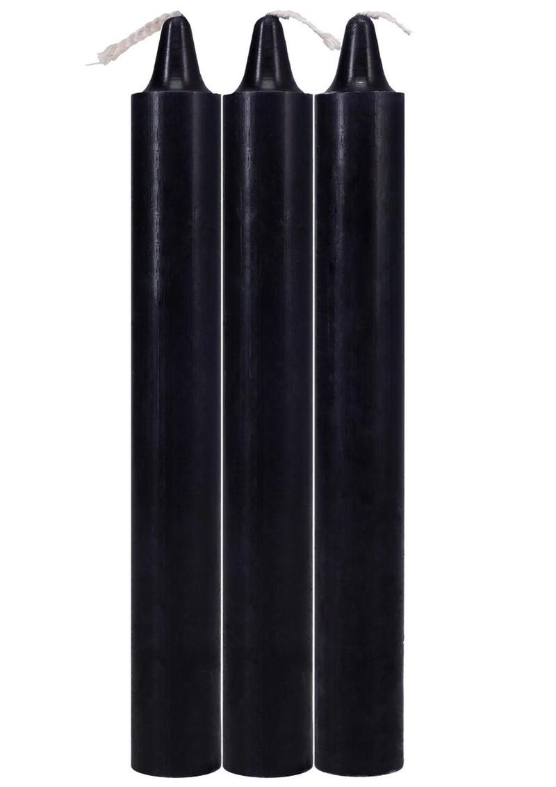 Load image into Gallery viewer, Doc Johnson Japanese Drip Candles - Black - 3 Pack
