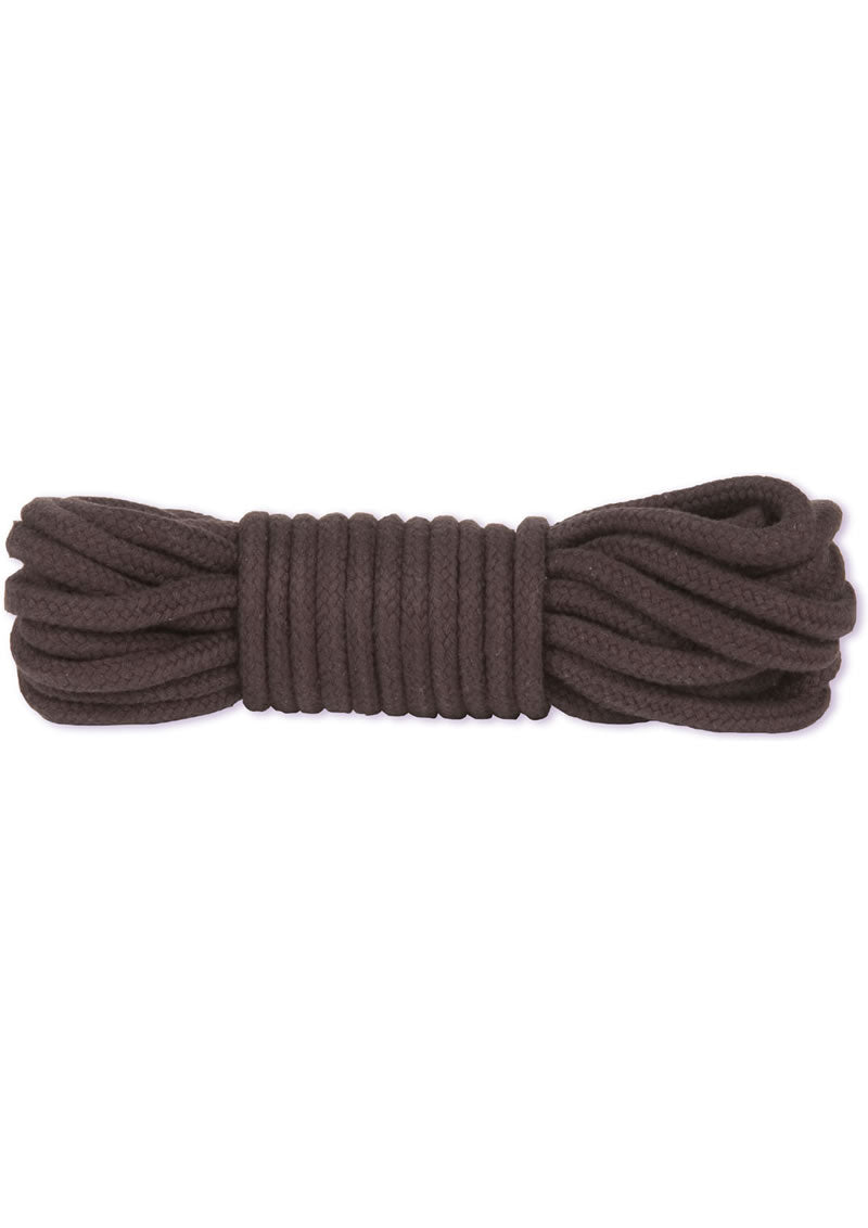 Load image into Gallery viewer, Doc Johnson Japanese Style Bondage Rope - Black - 32 Feet
