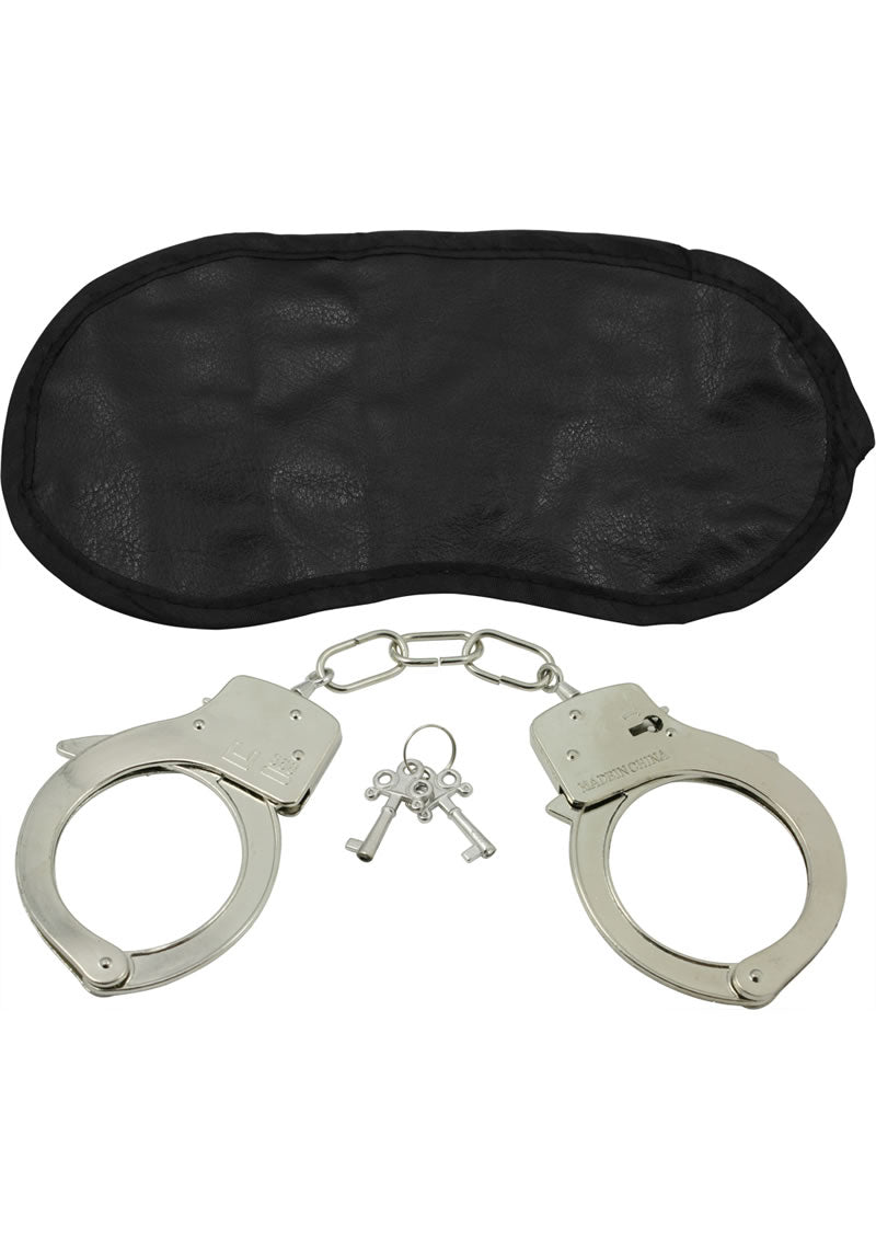 Load image into Gallery viewer, Dominant Submissive Collection Metal Handcuffs - Metal/Silver
