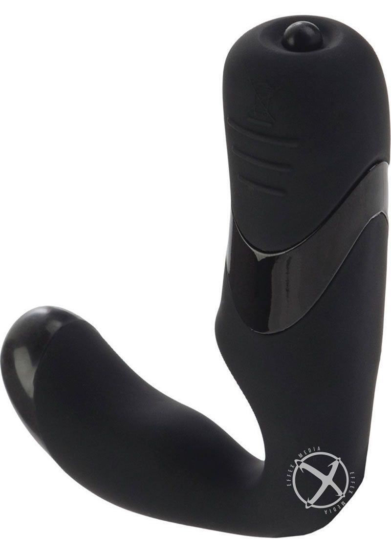 Load image into Gallery viewer, Dr. Joel Kaplan Compact Vibrating Prostate Stimulator - Black
