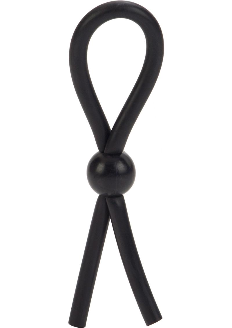 Load image into Gallery viewer, Dr. Joel Kaplan Erection Enhancing Lasso Cock Ring - Black

