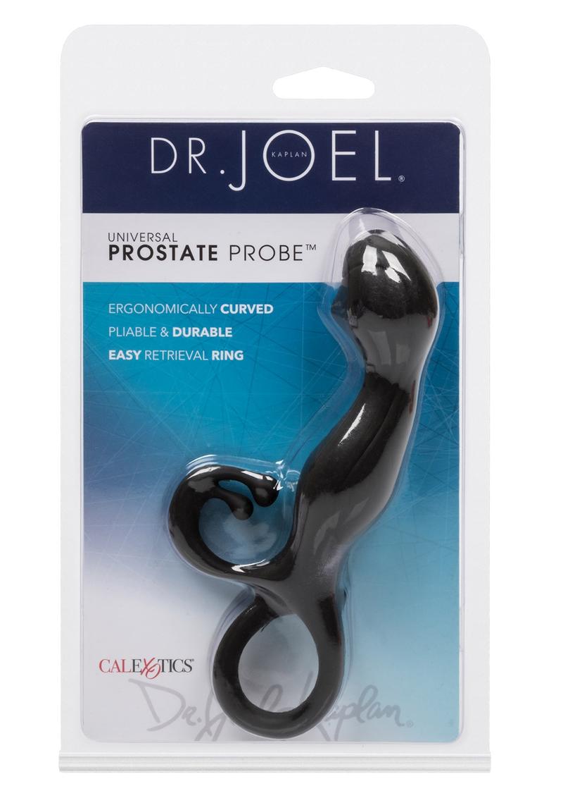 Load image into Gallery viewer, Dr. Joel Kaplan Universal Prostate Silicone Prostate Stimulator - Black
